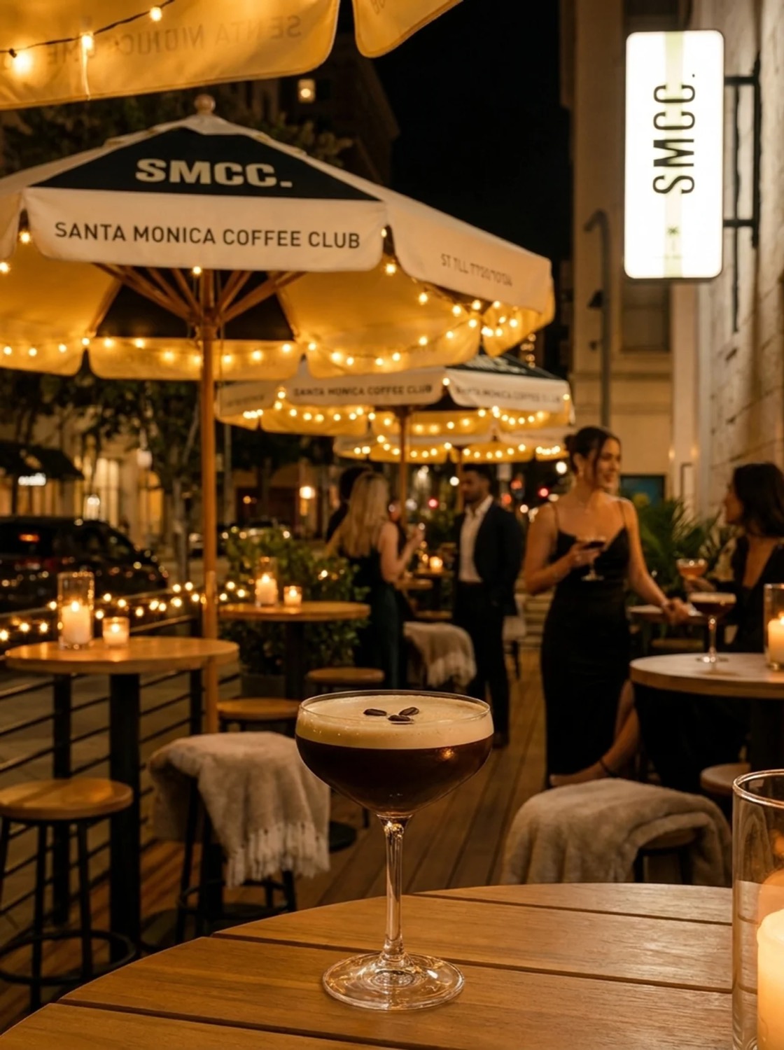 SMCC. by night - espresso martinis on the boulevard